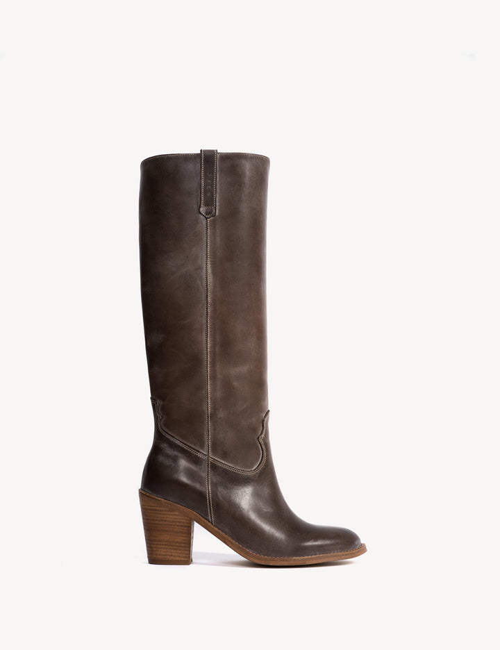Janie Heeled Escovado - Dark Brown / FORPÖNTUN