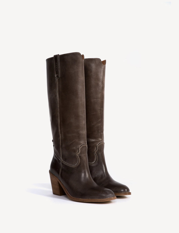 Janie Heeled Escovado - Dark Brown / FORPÖNTUN