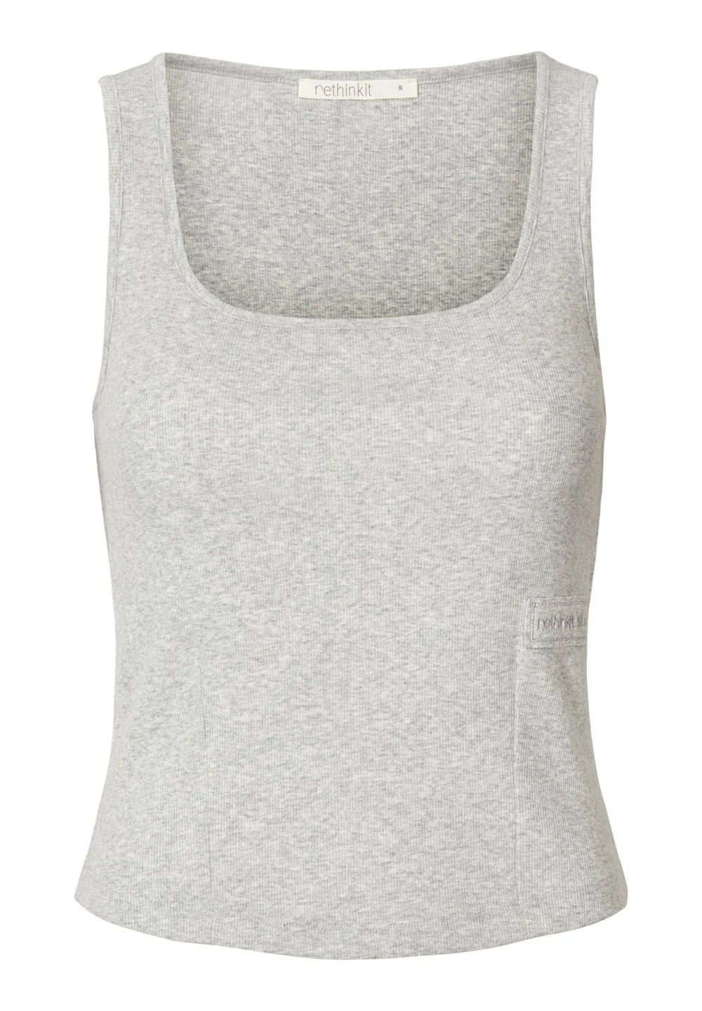 Elevate short top, Grey Melange