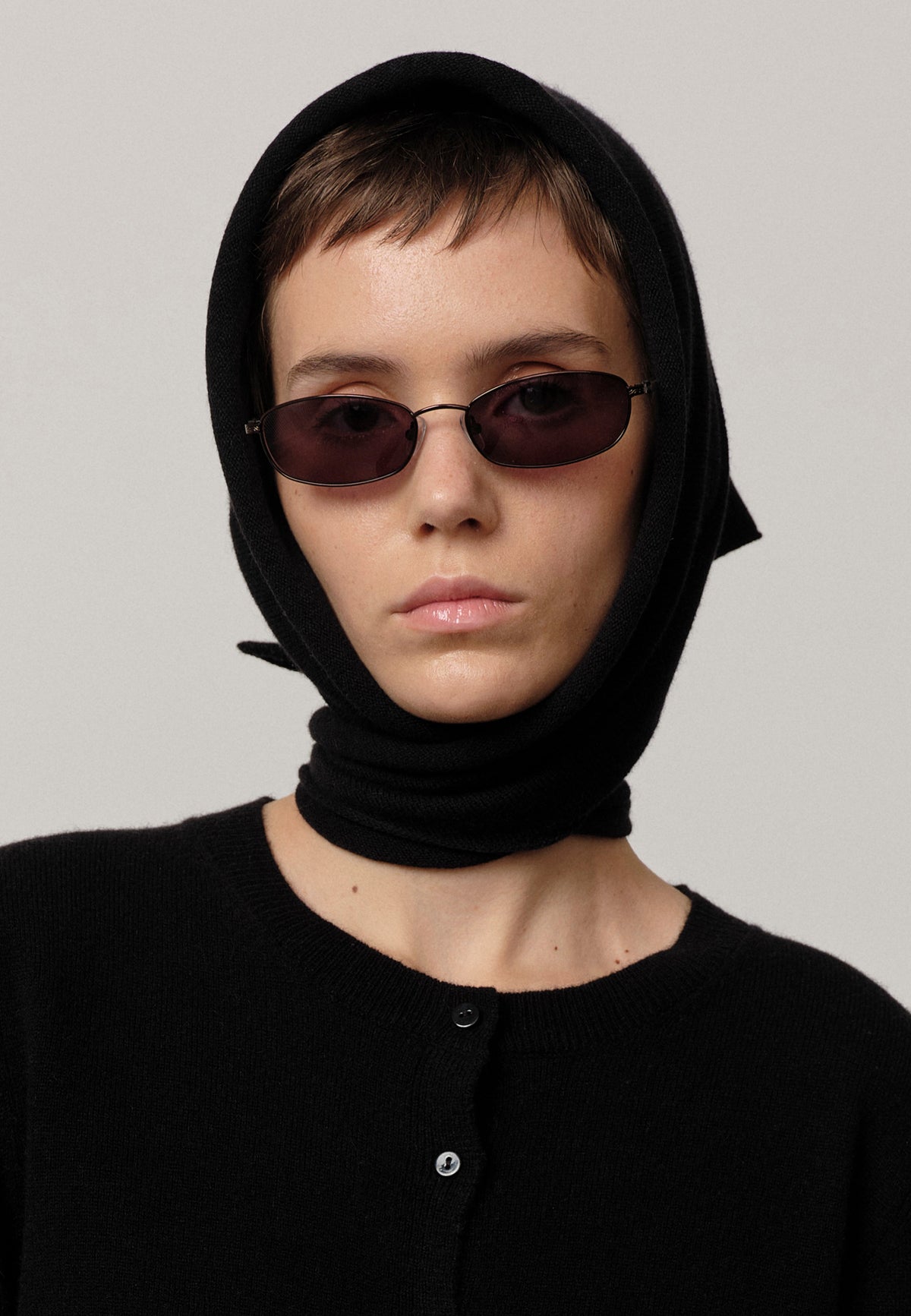 Beau Cashmere Scarf, Black