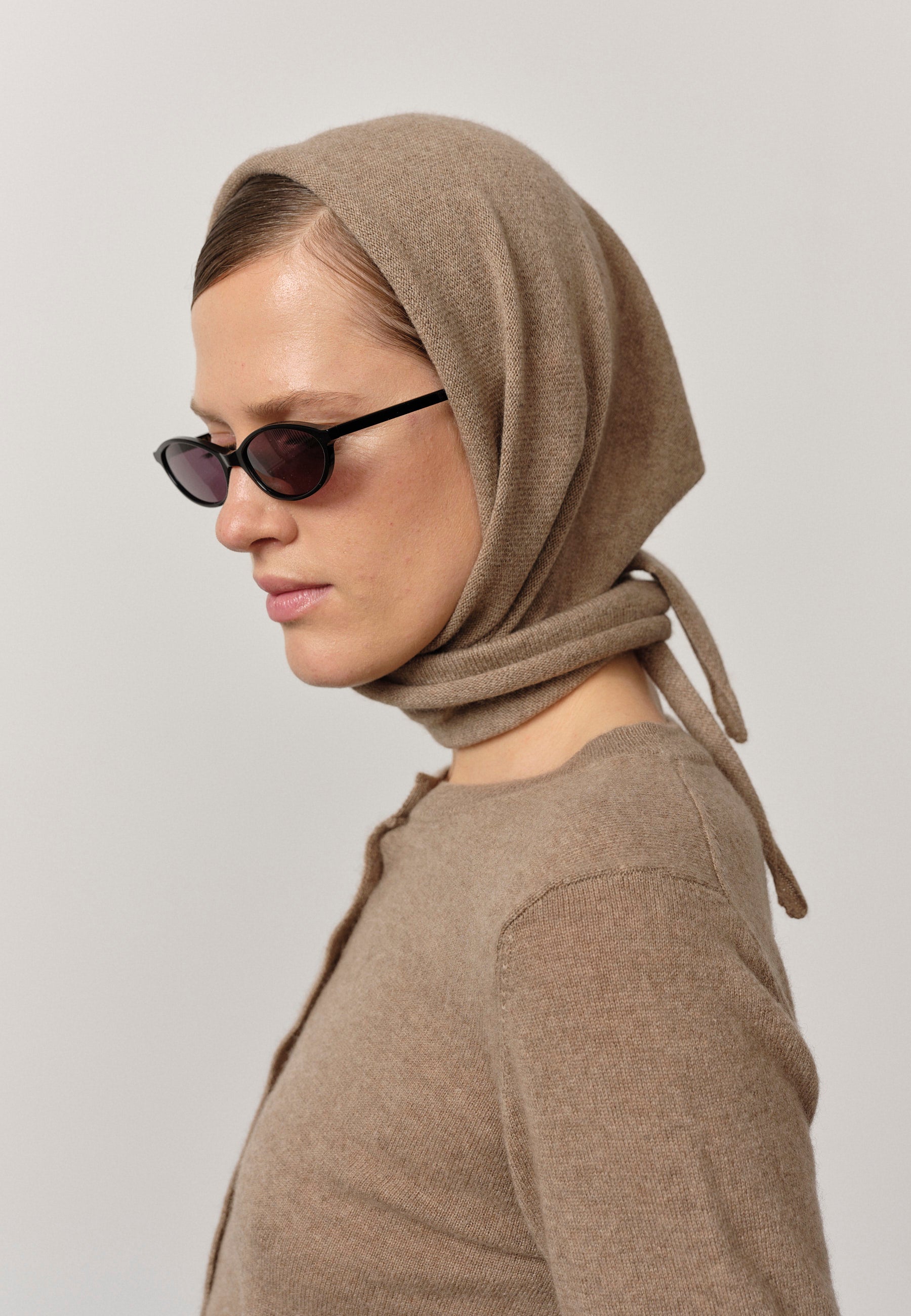 Beau Cashmere Scarf, Croissant