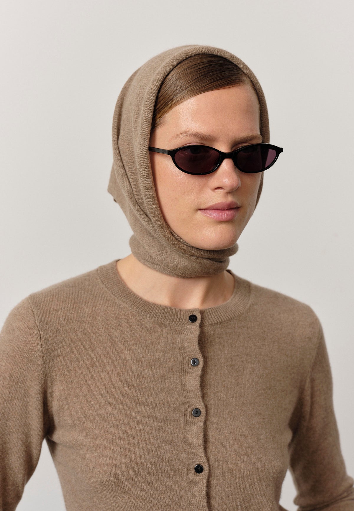 Beau Cashmere Scarf, Croissant