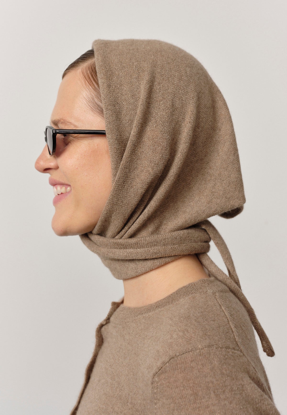 Beau Cashmere Scarf, Croissant