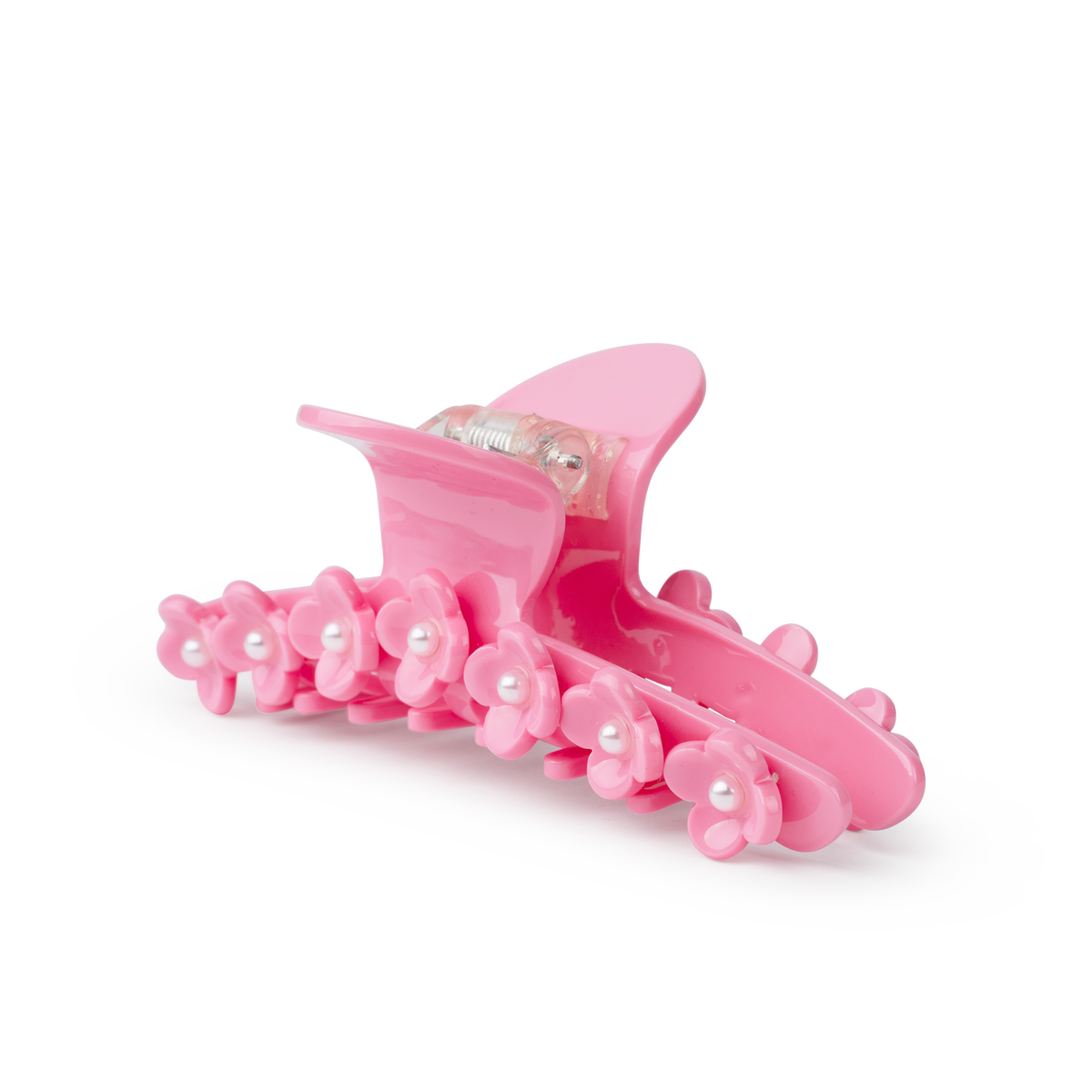 Flower Pearly Hair Grip, Pink