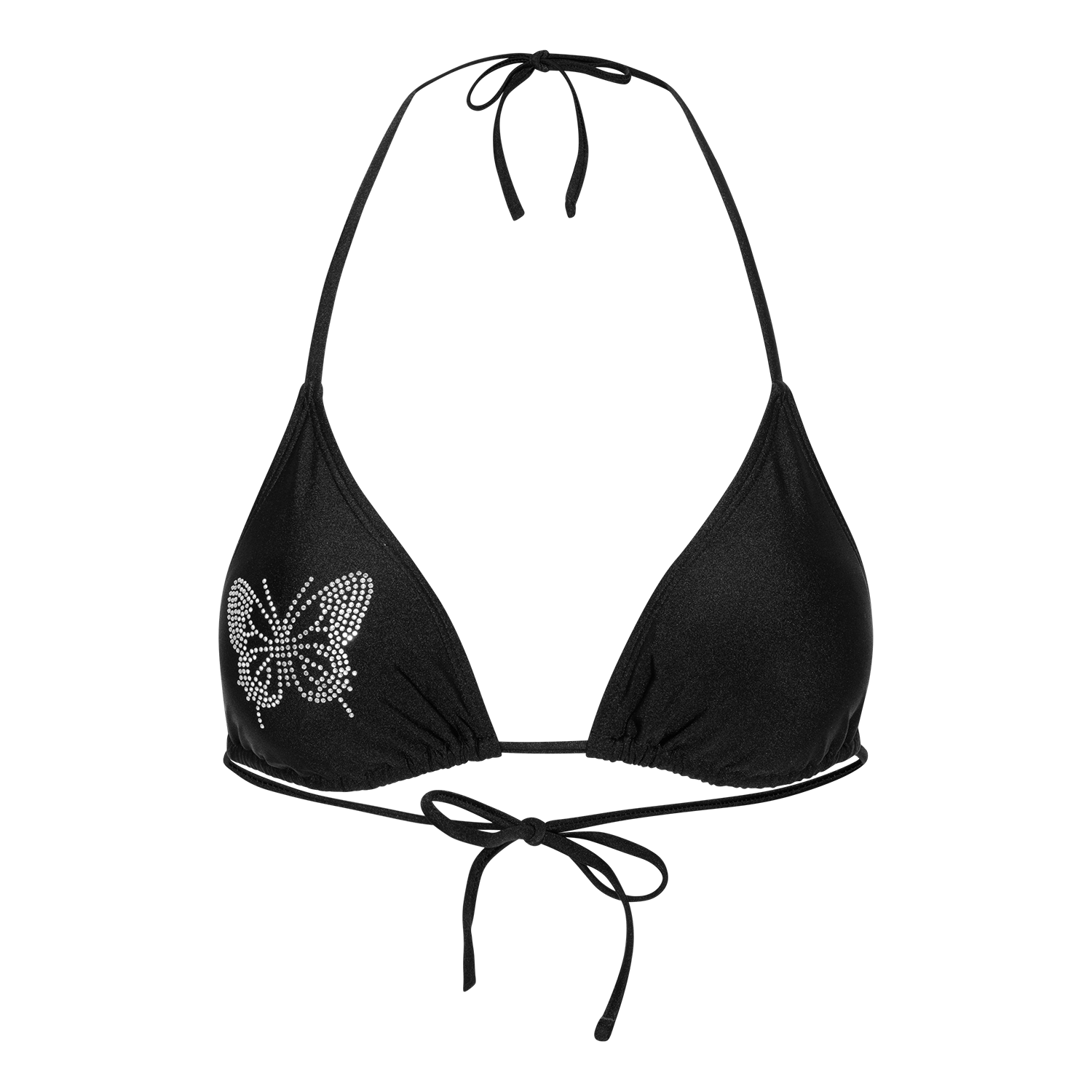Butterfly Bikini Top Black