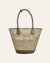 Sandhi Sage Raffia Leather Bag