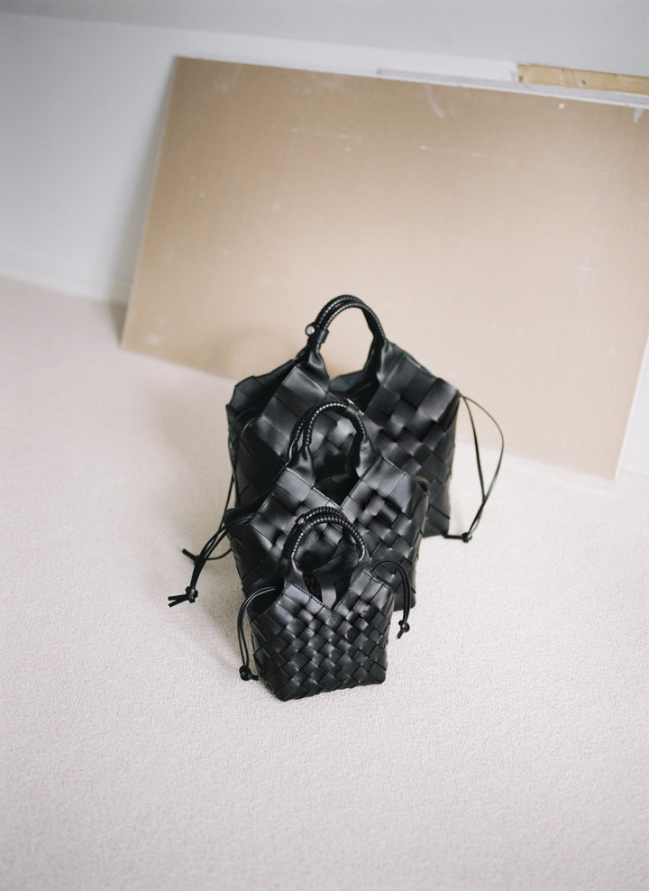 Misu Leather Bag Mini, Black