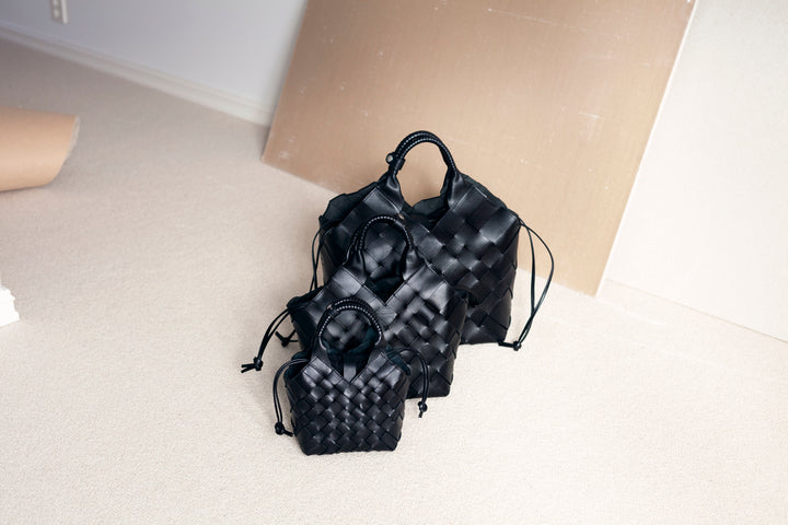 Misu Leather Bag Mini, Black