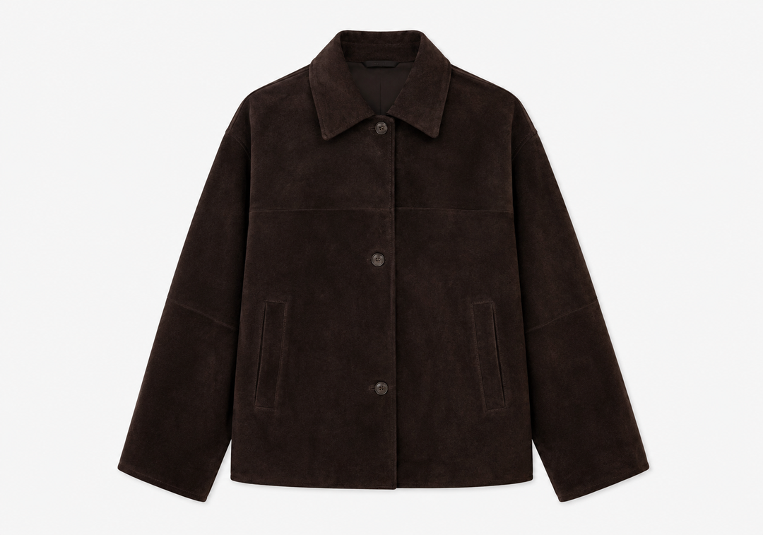 Manon Suede Jacket - Coffee