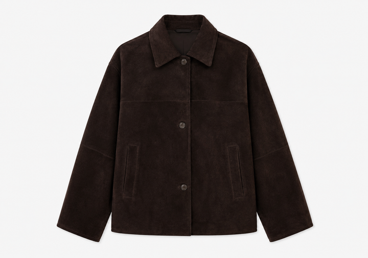Manon Suede Jacket - Coffee