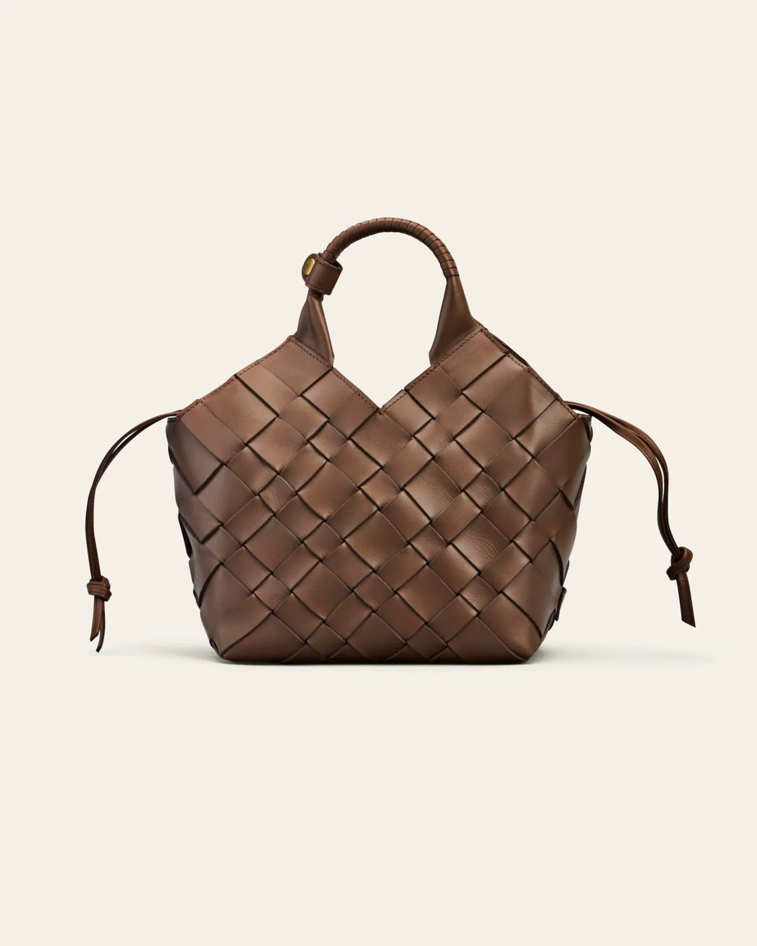Misu Leather Bag Medium, Toffee