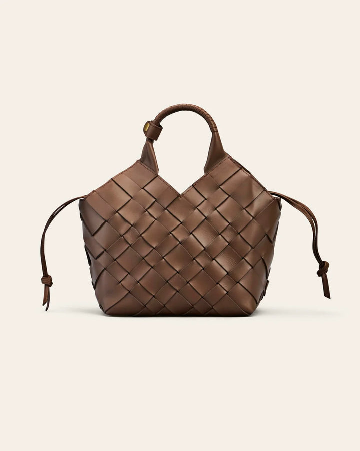 Misu Leather Bag Medium, Toffee