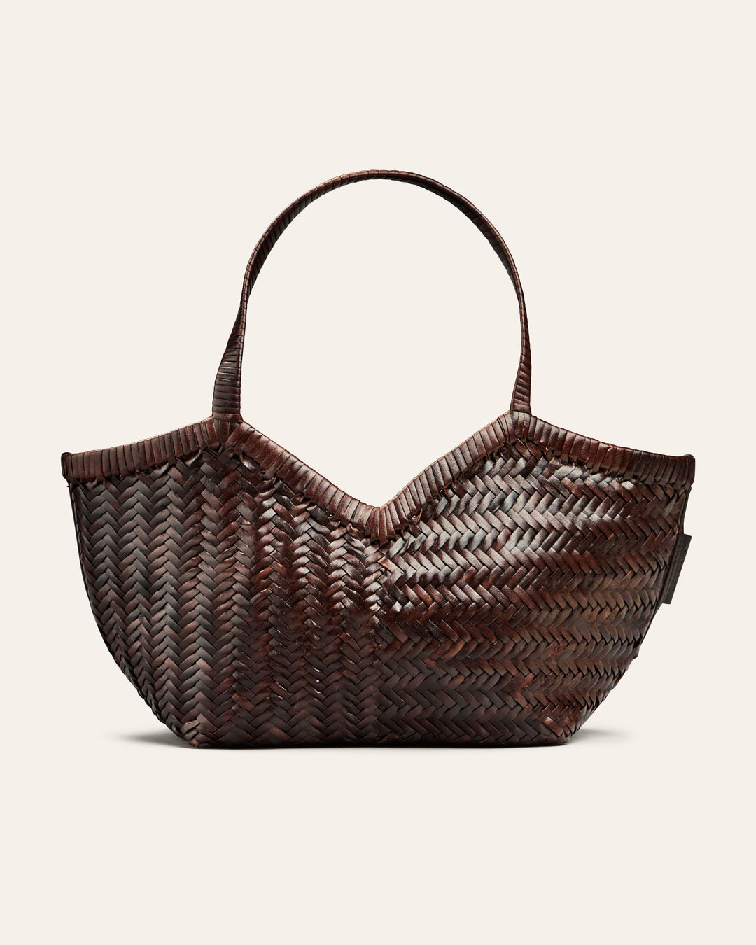 Humi Small Leather Bag, Umber