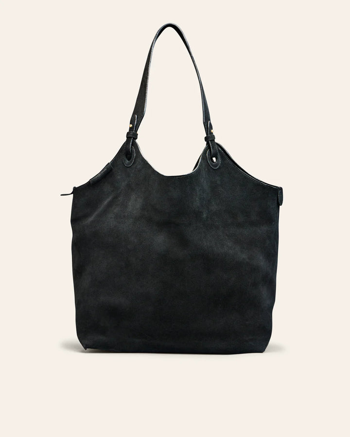 Soho Suede Tote Bag, Black