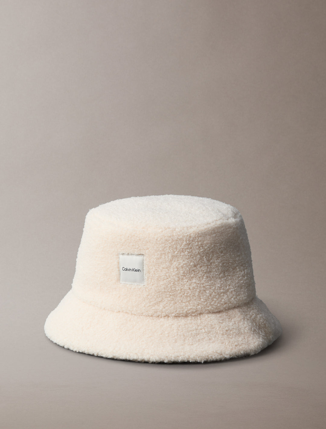 CK Buckle Bucket Hat, Chalk