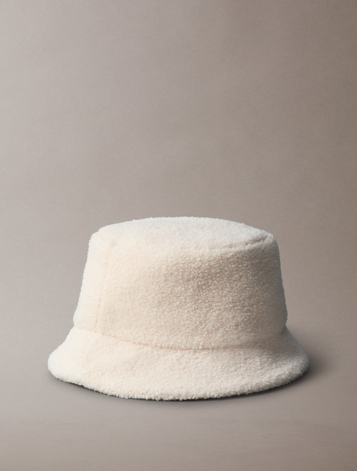 CK Buckle Bucket Hat, Chalk