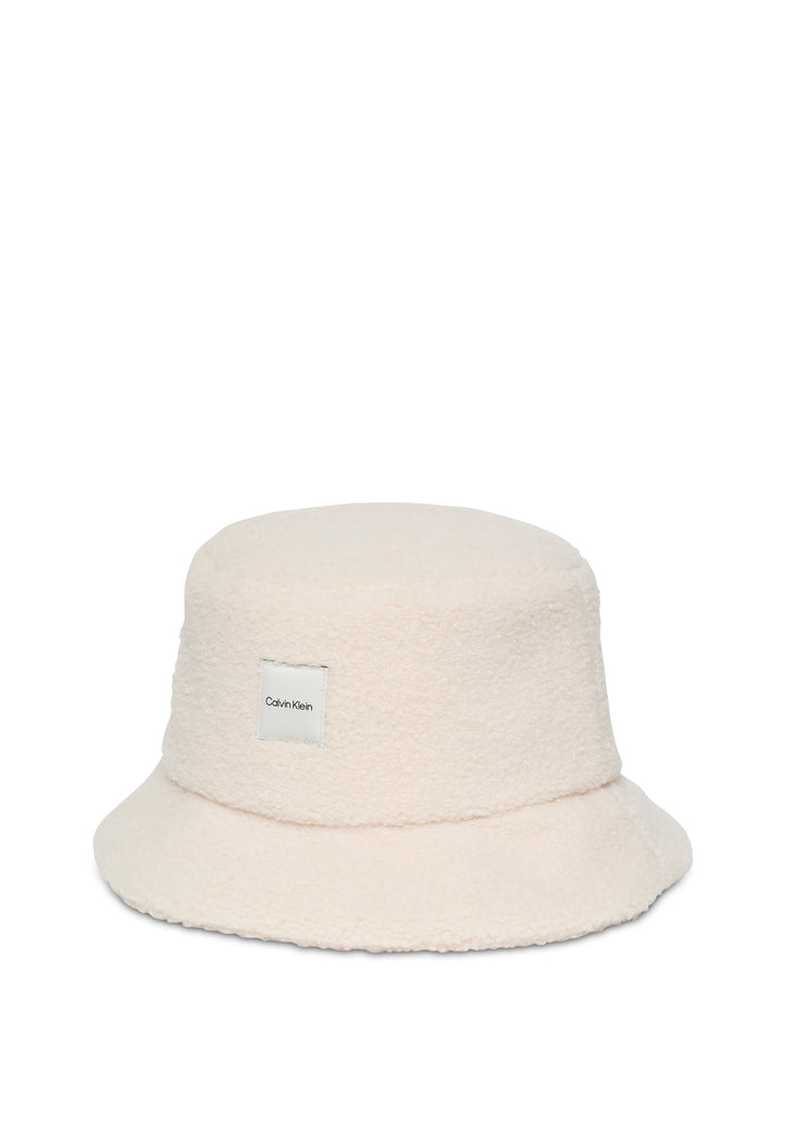 CK Buckle Bucket Hat, Chalk