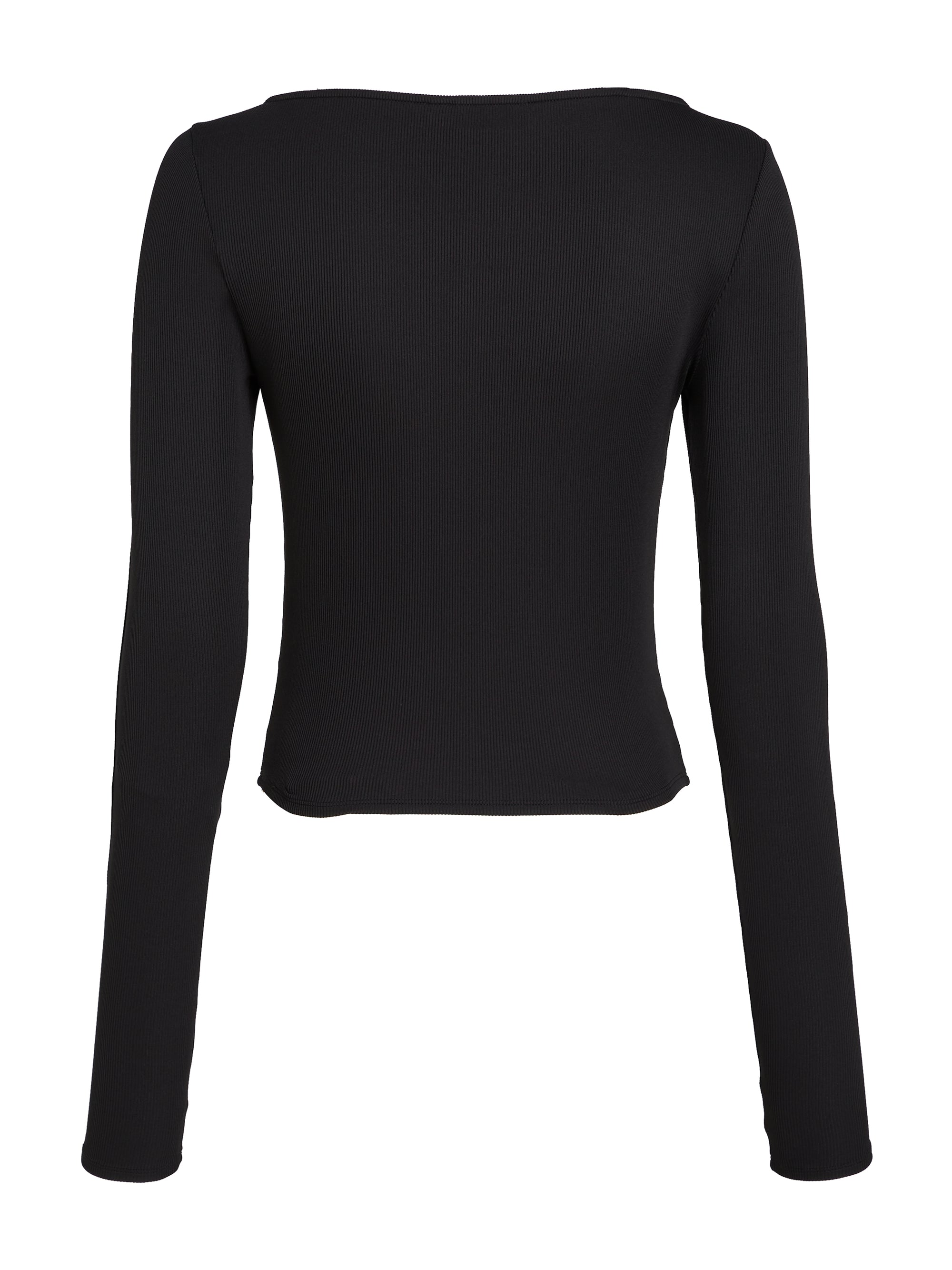 Pre-loved I Q Nova Slash neck Top, Black
