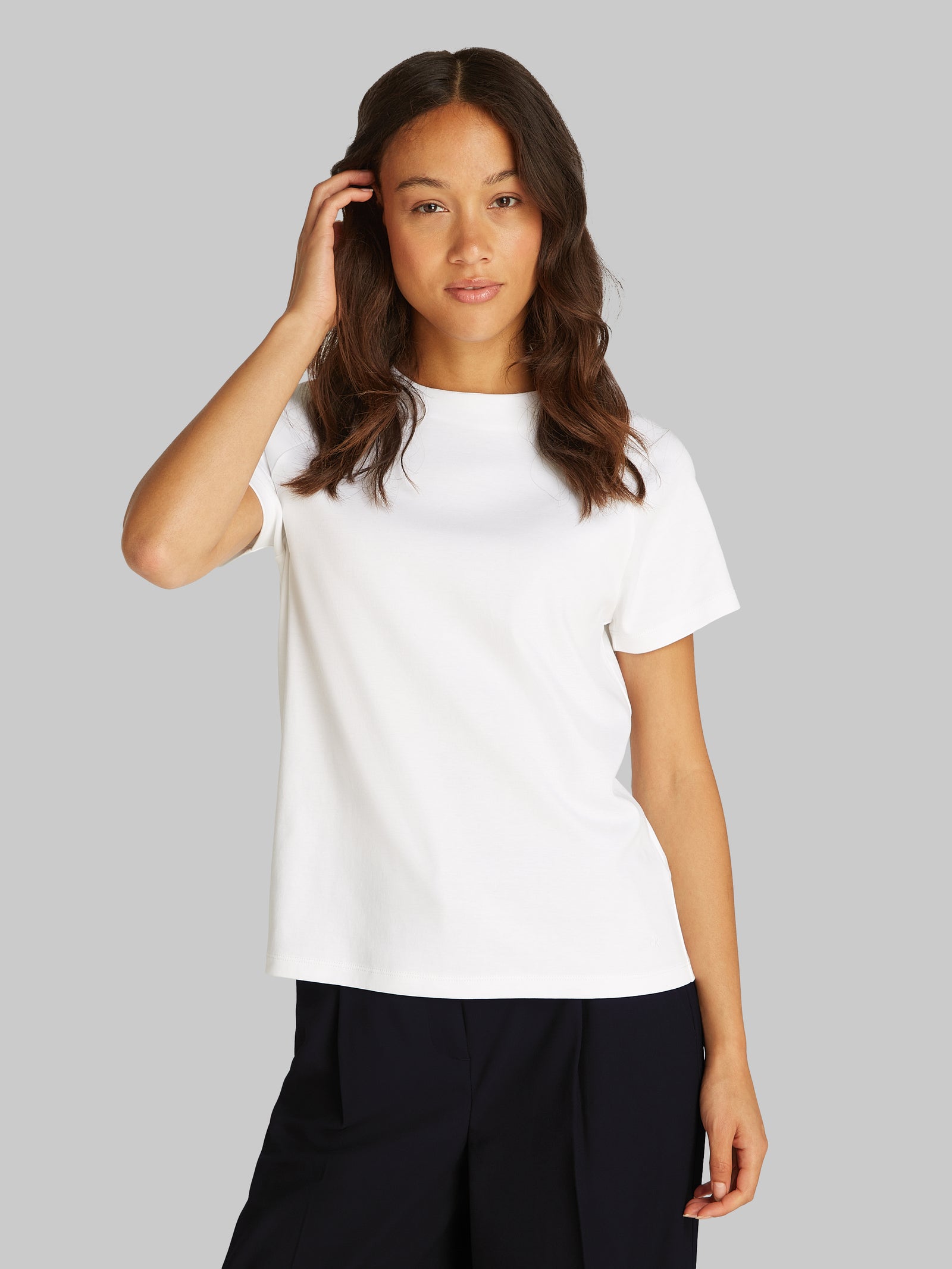 CK Travel Wide Leg Trousers, Black