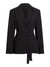 CK Travel Twill Belted Blazer, Black