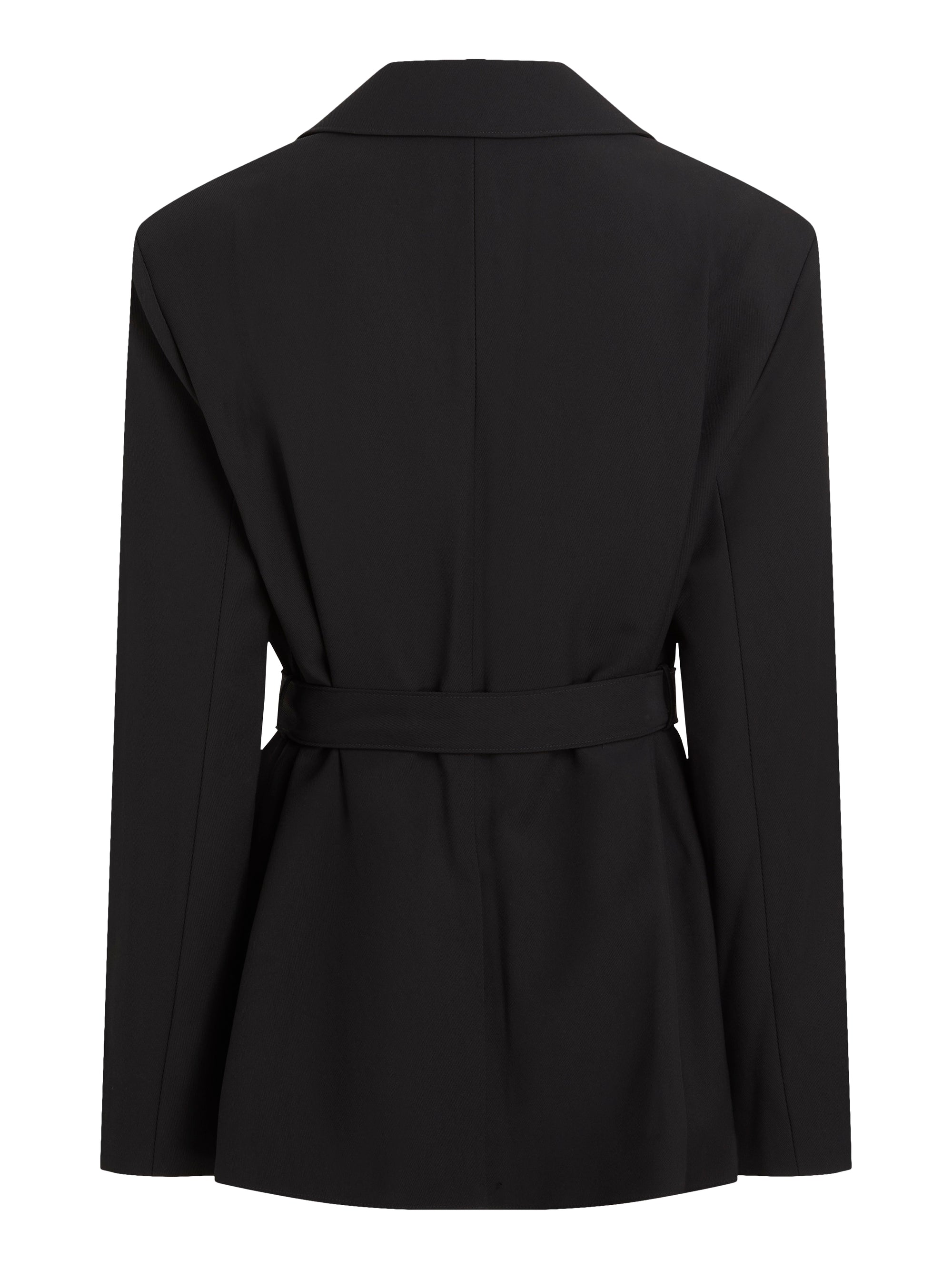 CK Travel Twill Belted Blazer, Black