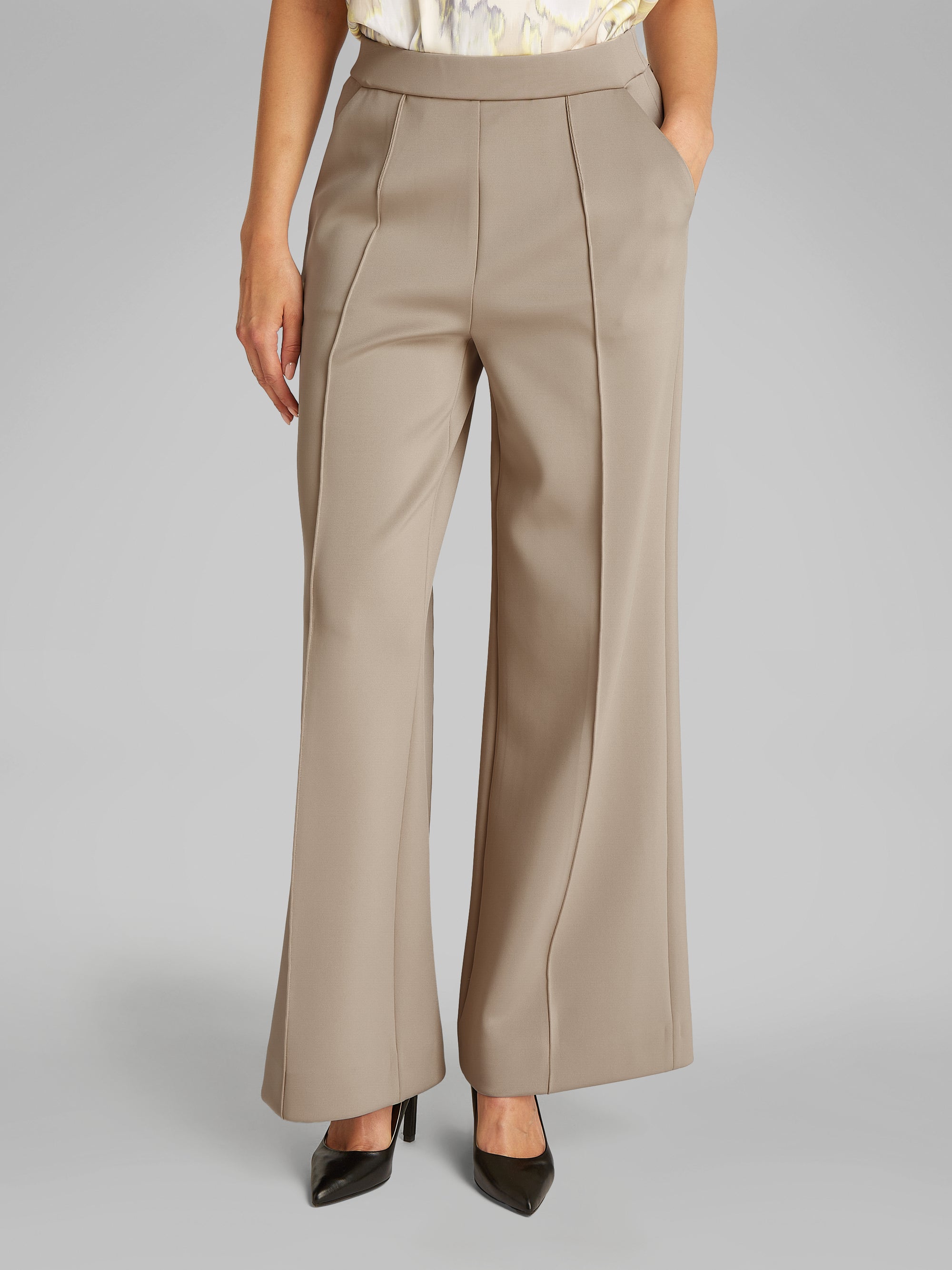 CK Tecnical Wide leg pant, Oaky