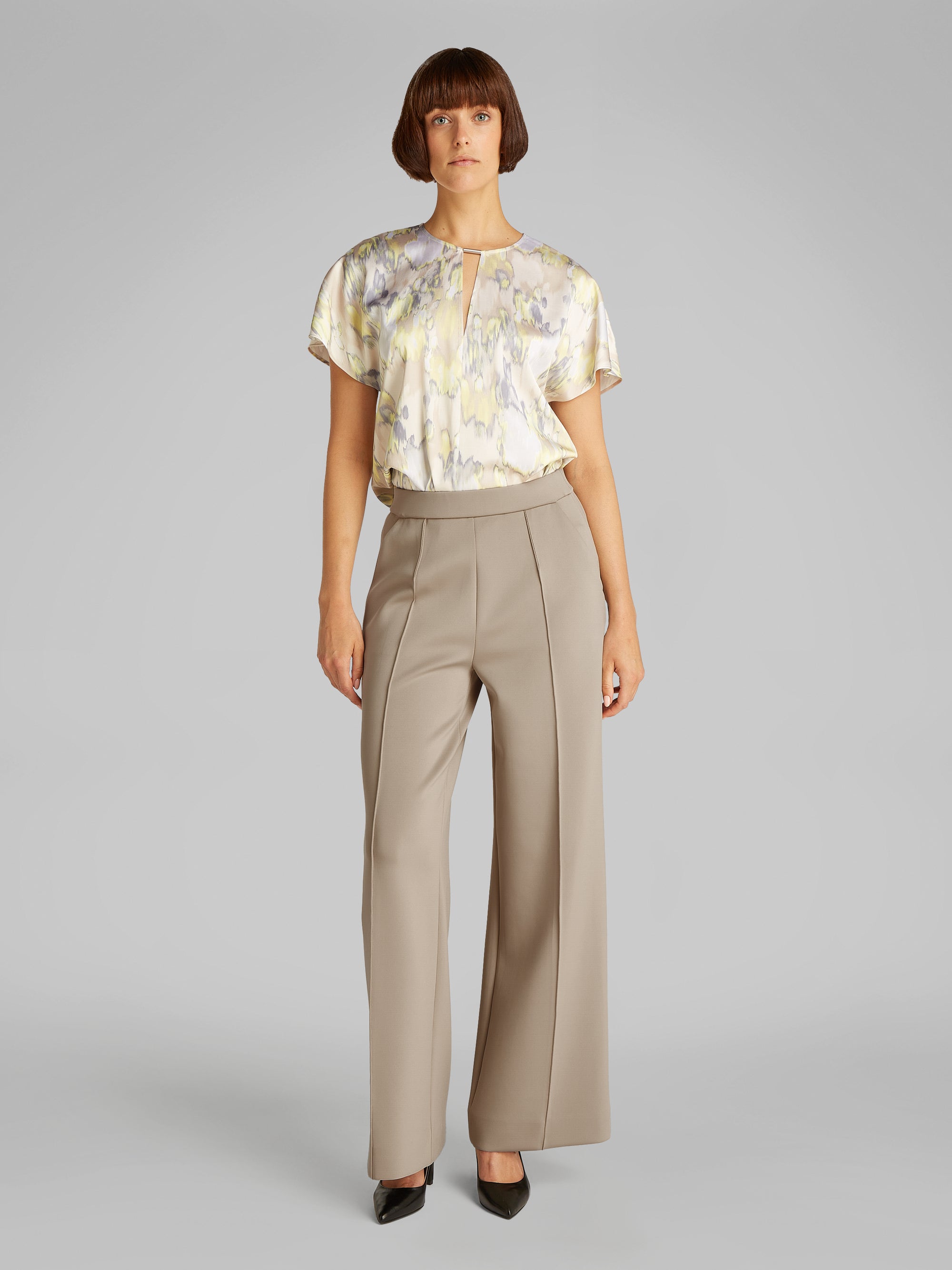 CK Tecnical Wide leg pant, Oaky