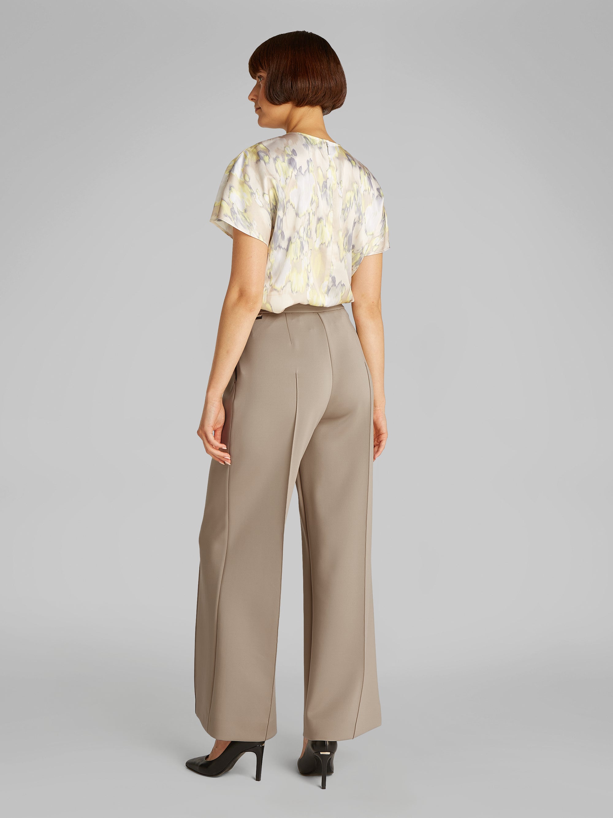 CK Tecnical Wide leg pant, Oaky