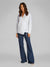 CK Soft Cotton Wrap Blouse