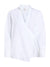 CK Soft Cotton Wrap Blouse