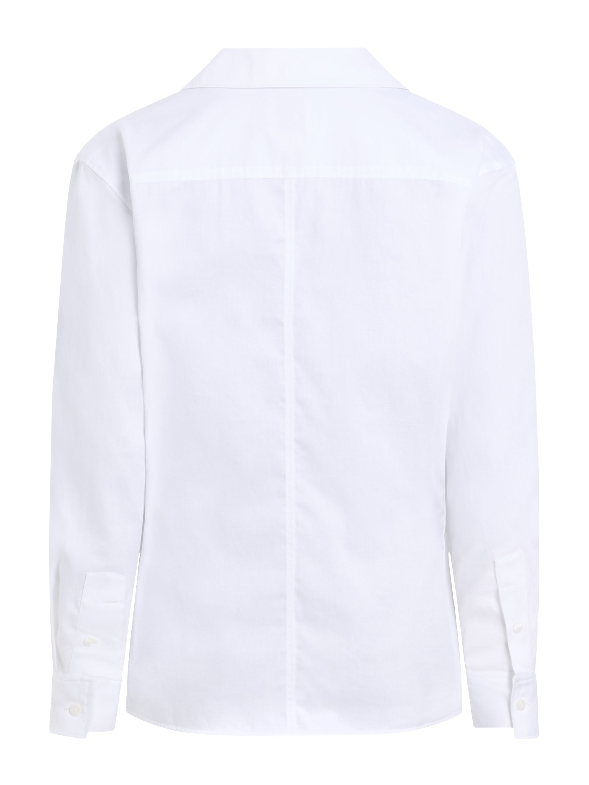 CK Soft Cotton Wrap Blouse