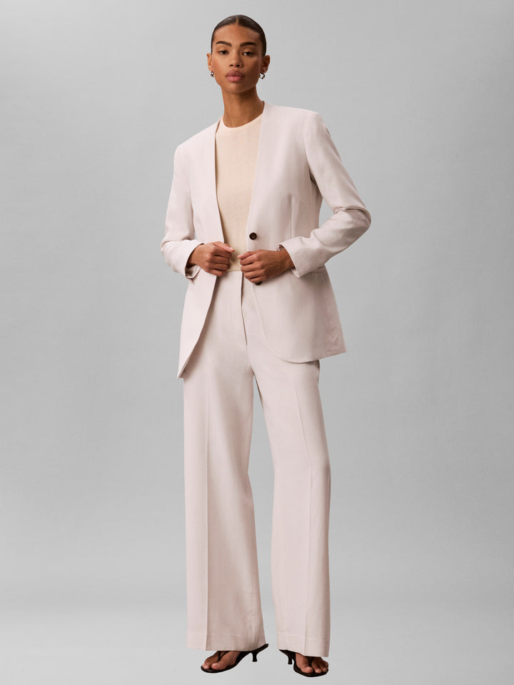 Ck Linen Blend Blazer
