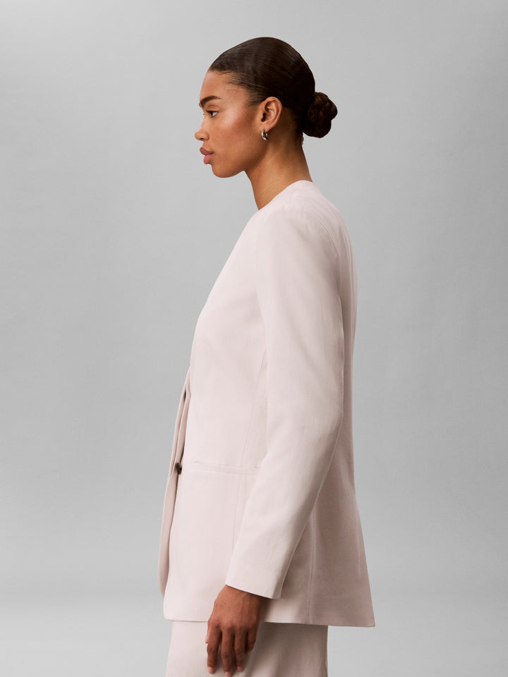 Ck Linen Blend Blazer