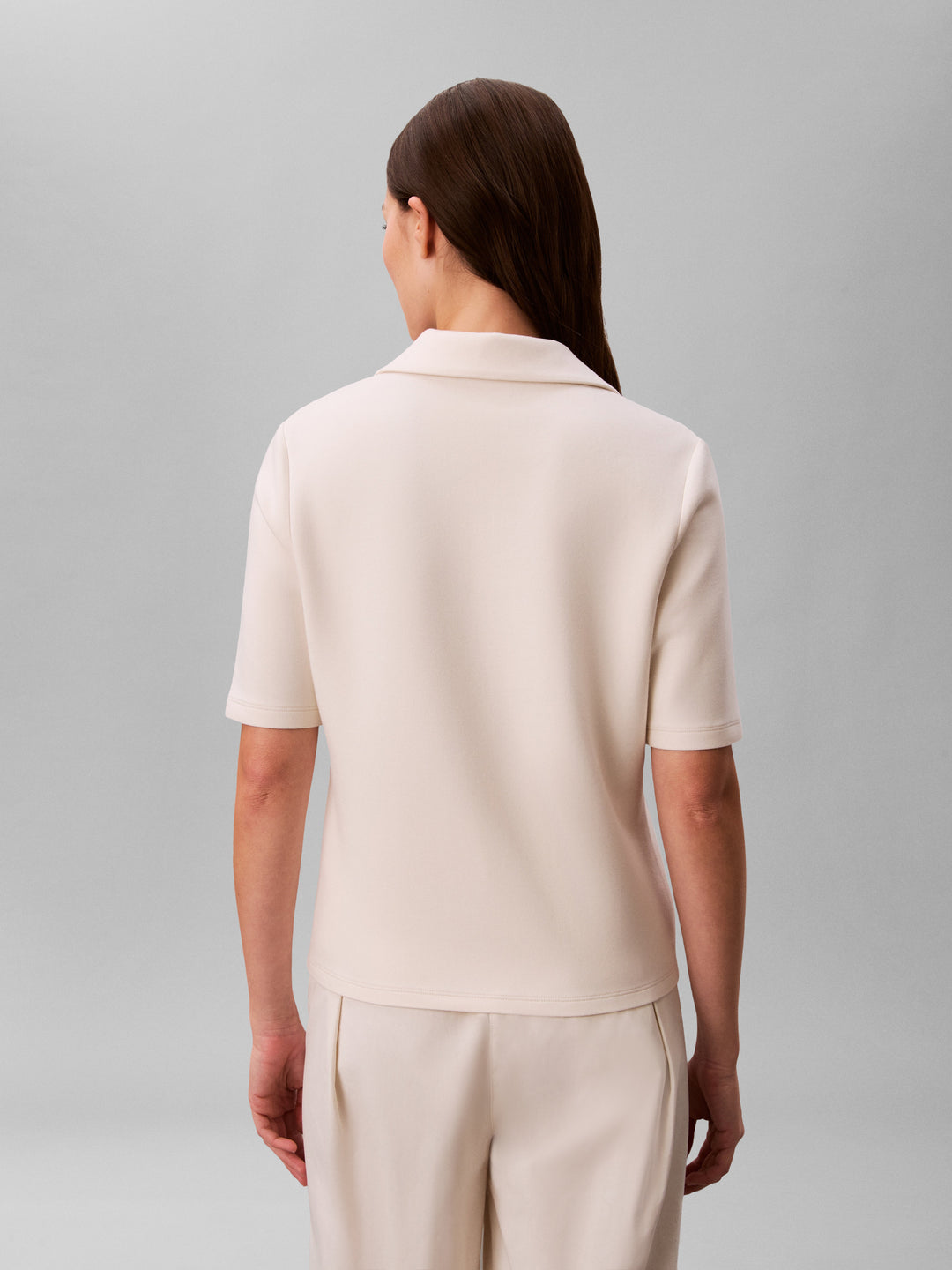 CK Spacer Halfzip Polo, Tofu