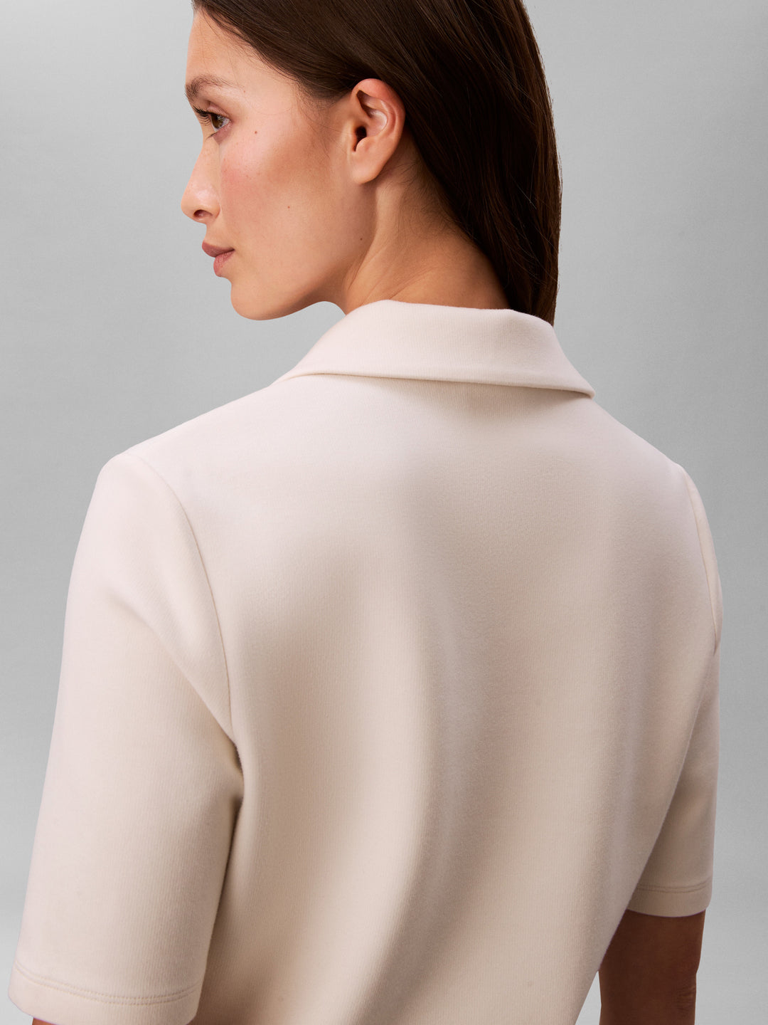 CK Spacer Halfzip Polo, Tofu