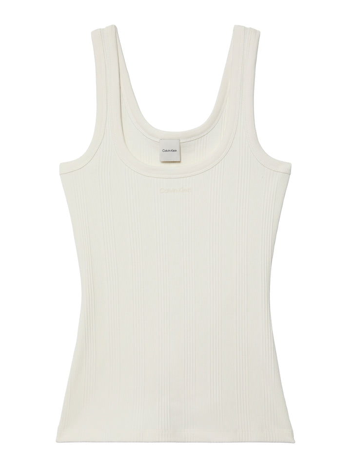 CK Ribbed Cotton Tank, Tofu