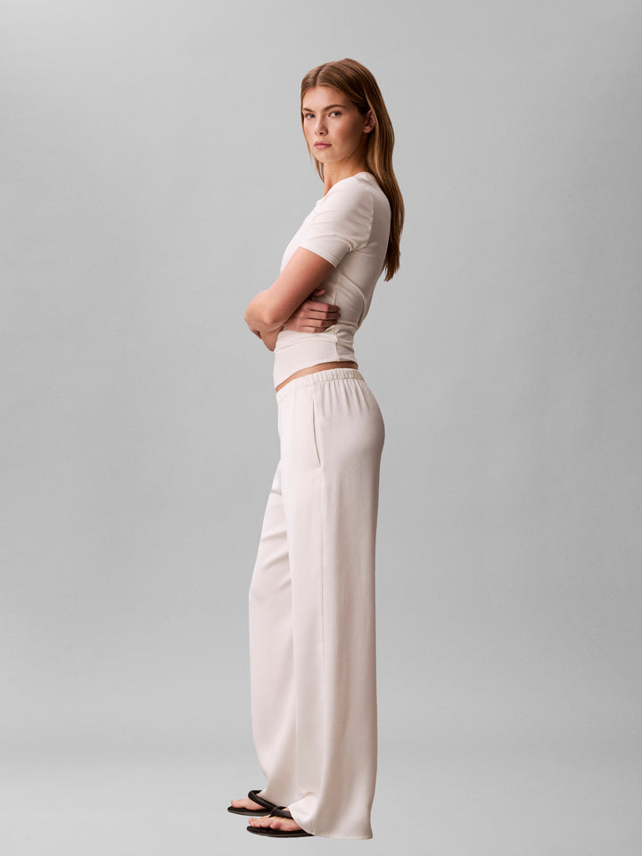 Hammered Satin Trousers, Tofu
