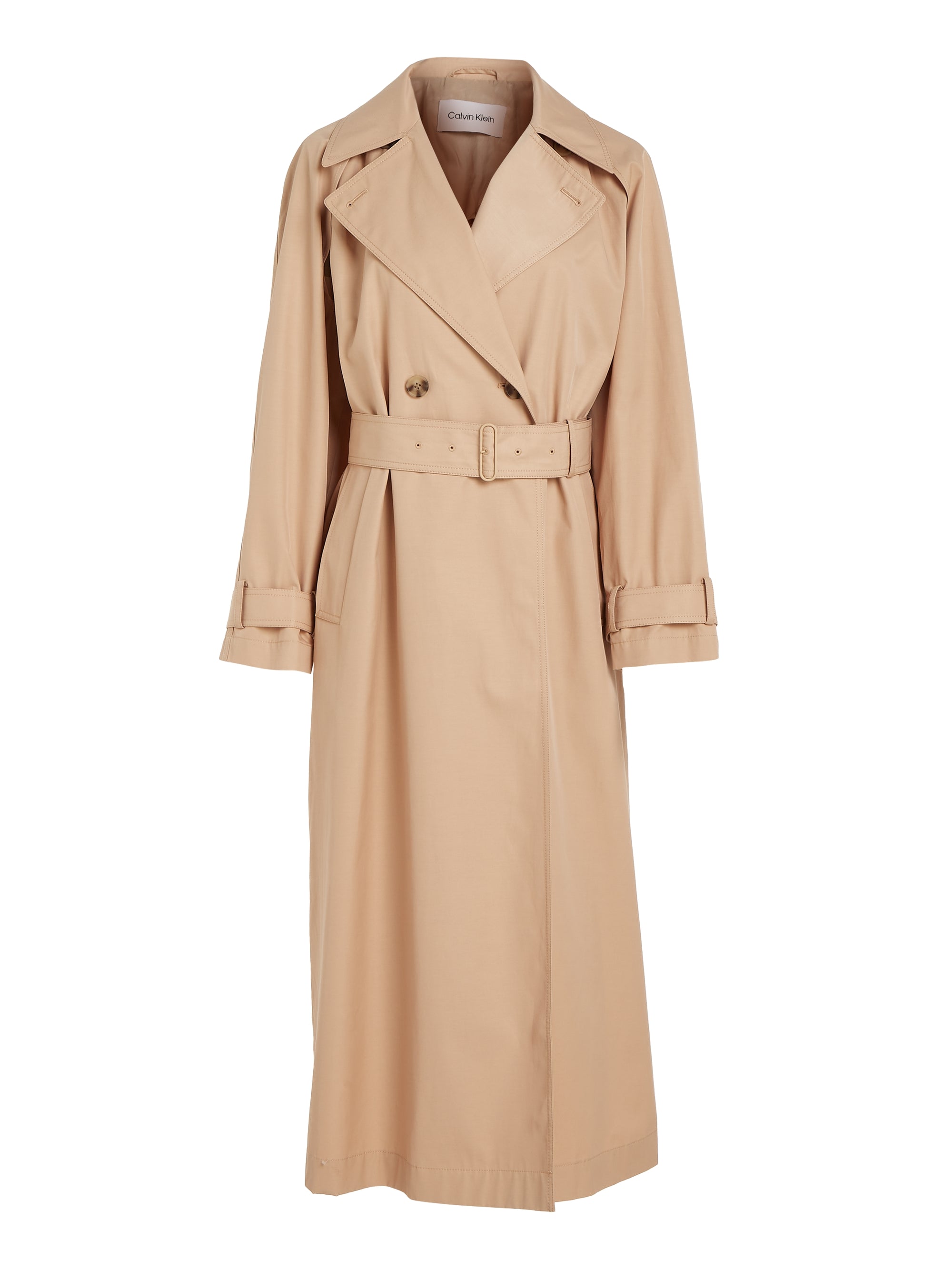 Cut Out Shoulder Trench Coat