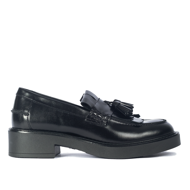 Chunky Penny Tassel loafer - Black