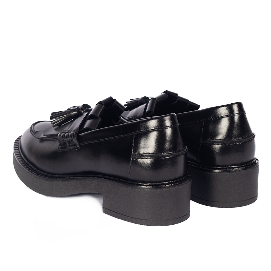 Chunky Penny Tassel loafer - Black
