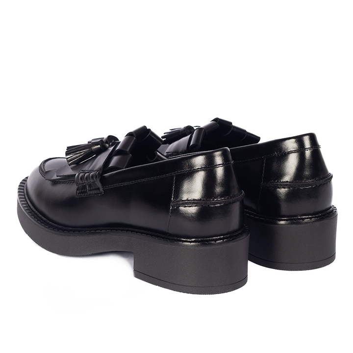 Chunky Penny Tassel loafer - Black