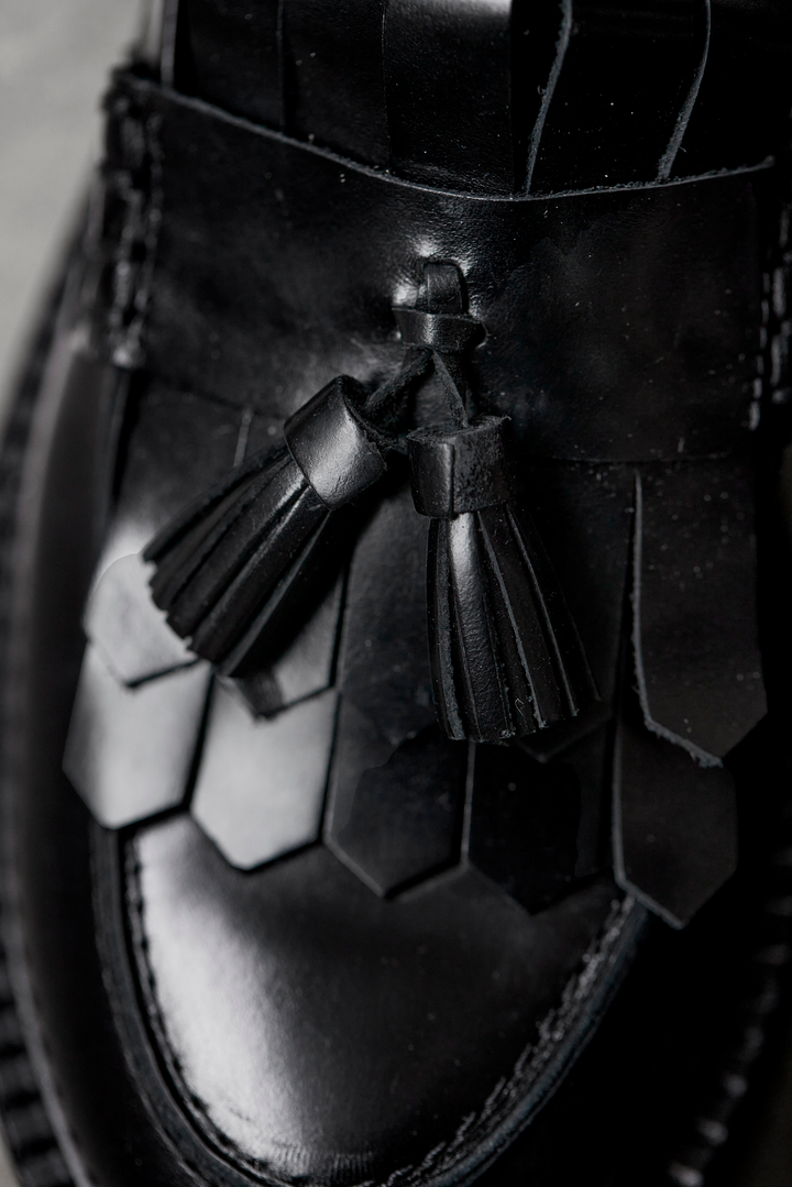 Chunky Penny Tassel loafer - Black