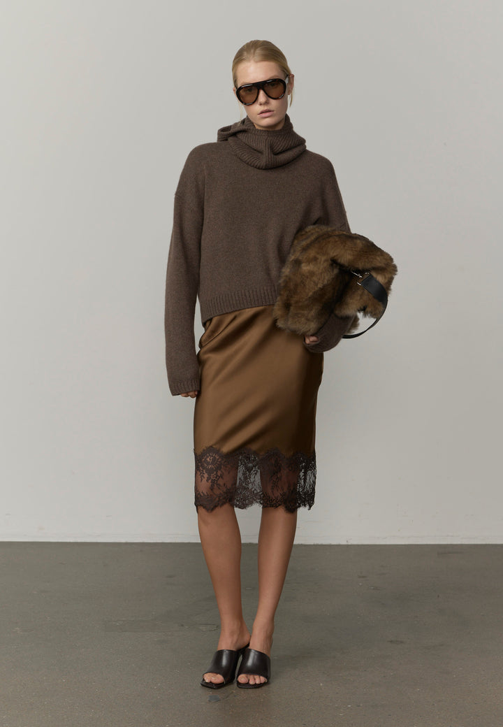 Constantine Cashmere Sweater - Brown Melange