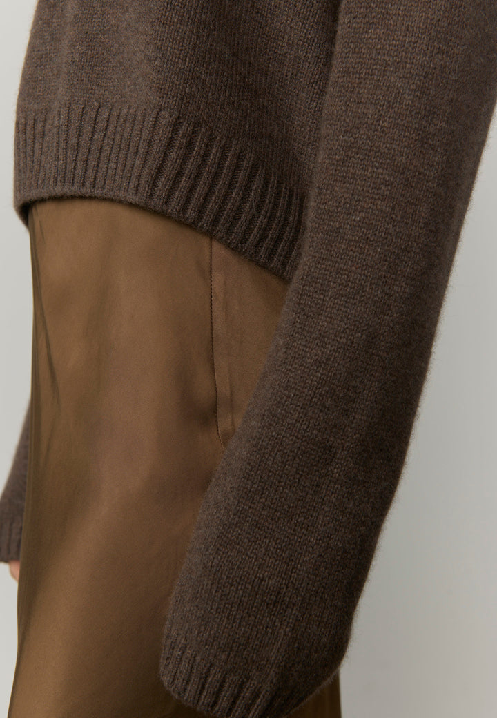 Constantine Cashmere Sweater - Brown Melange