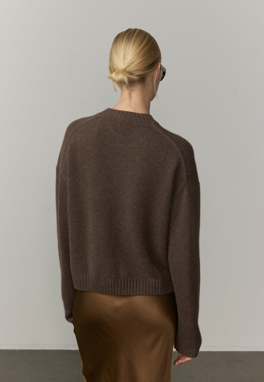 Constantine Cashmere Sweater - Brown Melange