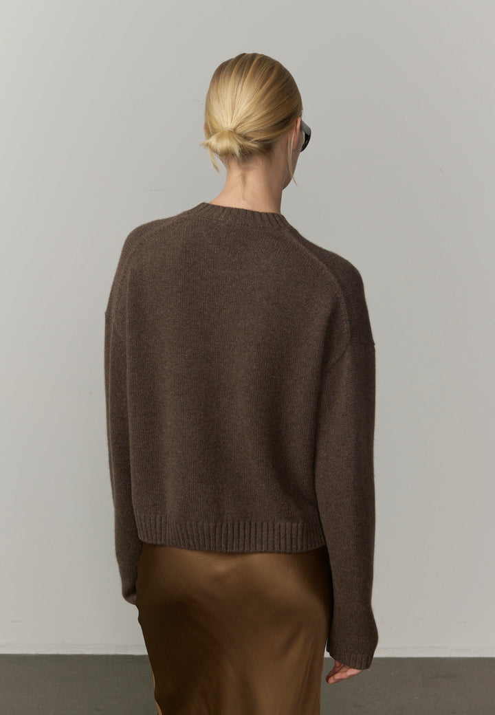 Constantine Cashmere Sweater - Brown Melange