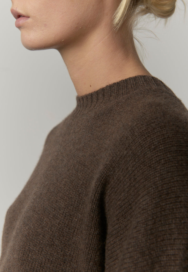 Constantine Cashmere Sweater - Brown Melange