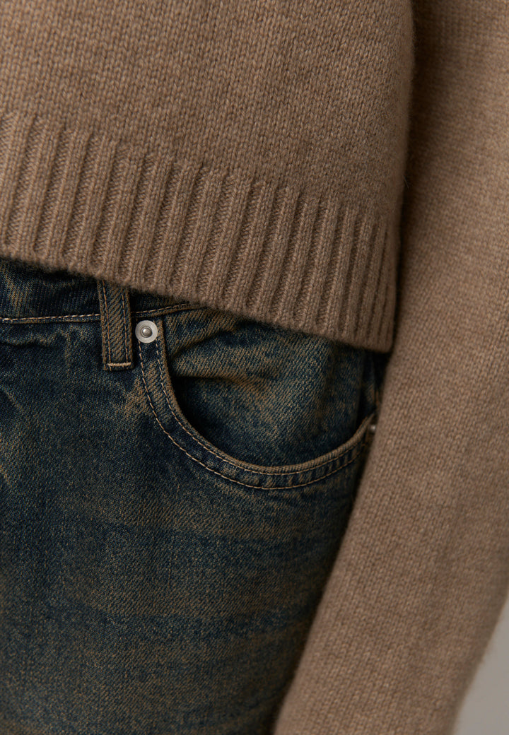 Constantine Cashmere Sweater - Croissant