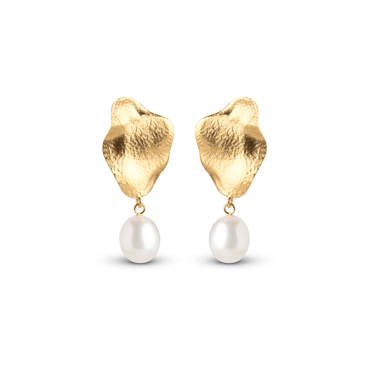 Earring, Caia Large, Gold