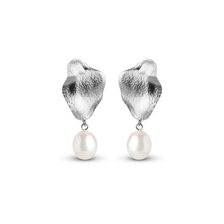 Earring, Caia Large, Silver